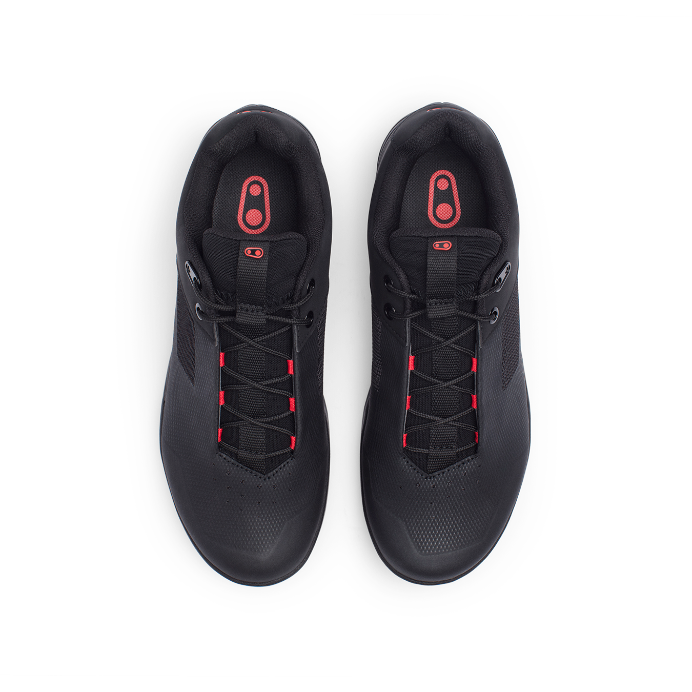 Crank Brothers Mallet Lace Clipless Shoes - US 7 - Black - Red