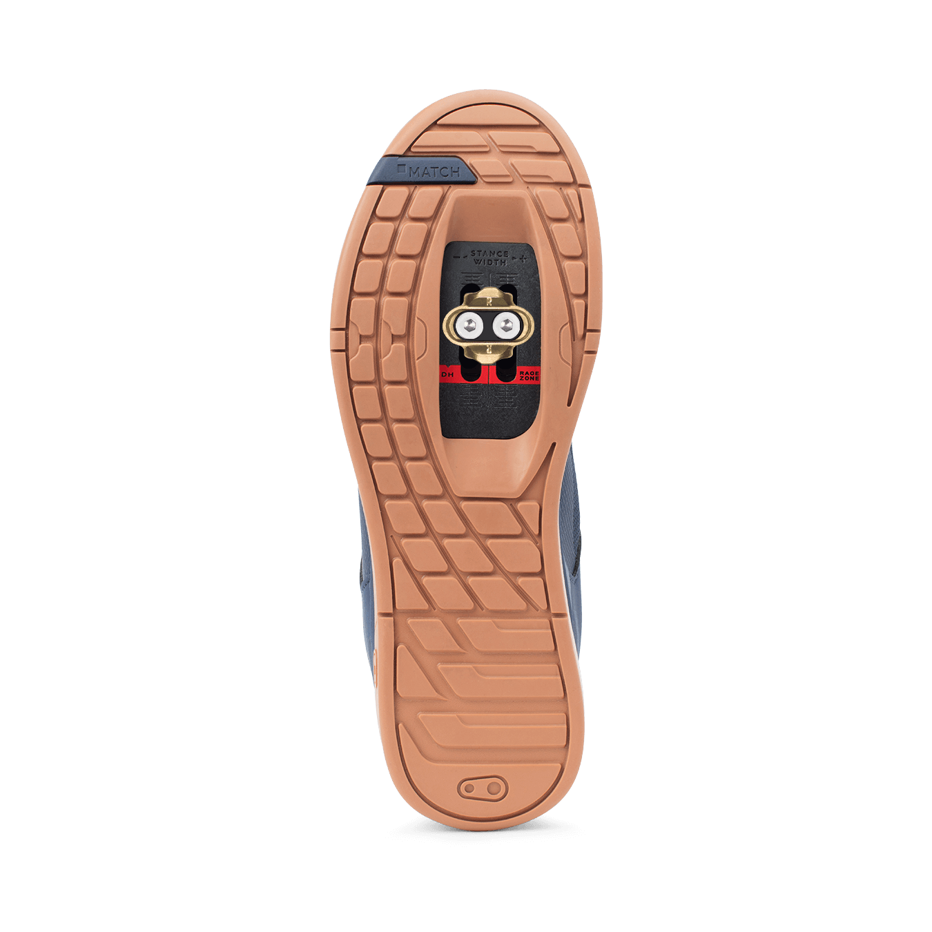 Crank Brothers Mallet Lace Clipless Shoes - US 6.5 - Navy - Gum