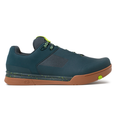 Crank Brothers Mallet Lace Clipless Shoes - US 8 - Petrol - Lime Splatter
