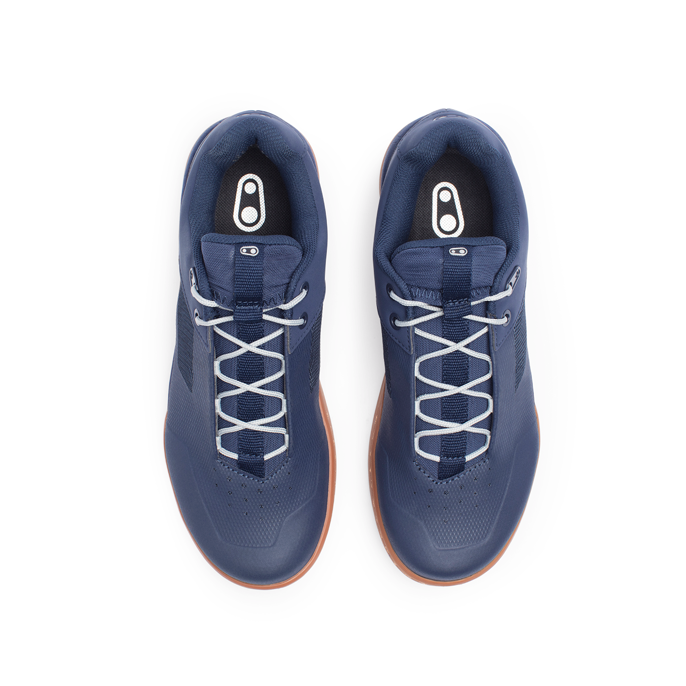 Crank Brothers Mallet Lace Clipless Shoes - US 12.5 - Navy - Gum