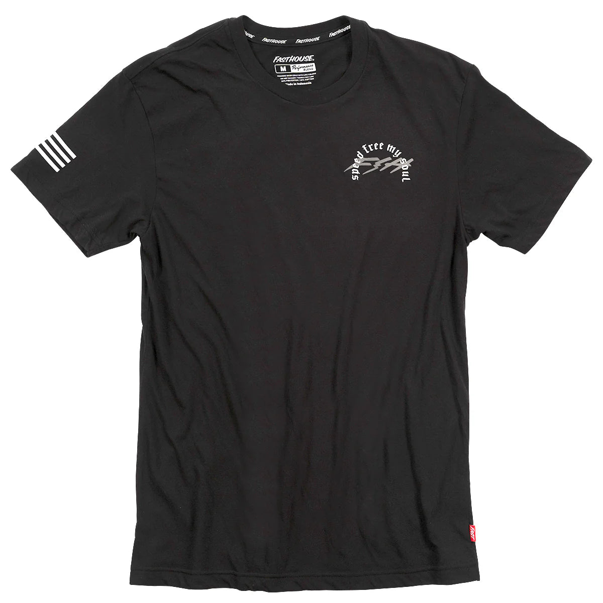 Fasthouse Menace Short Sleeve Tech Tee - S - Black