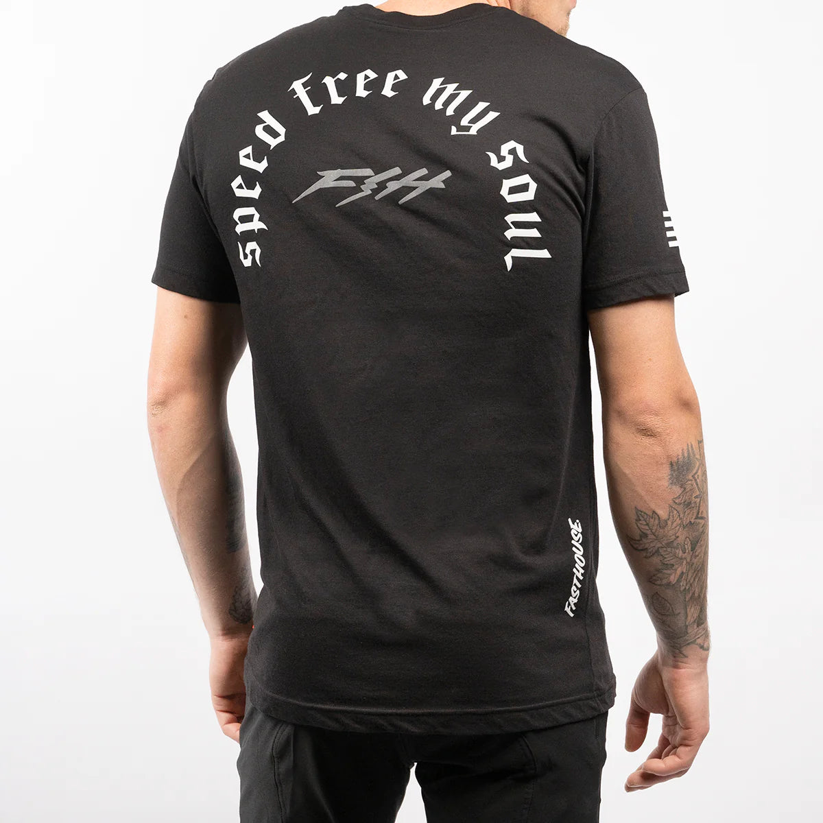 Fasthouse Menace Short Sleeve Tech Tee - S - Black