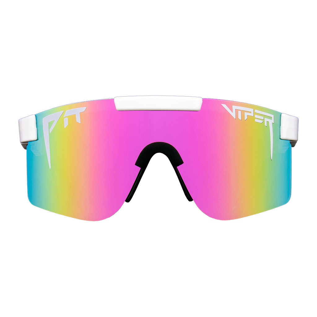 Pit Viper Original Sunglasses - The Miami Nights - White - Fade Low Light Non-Polarized Lens