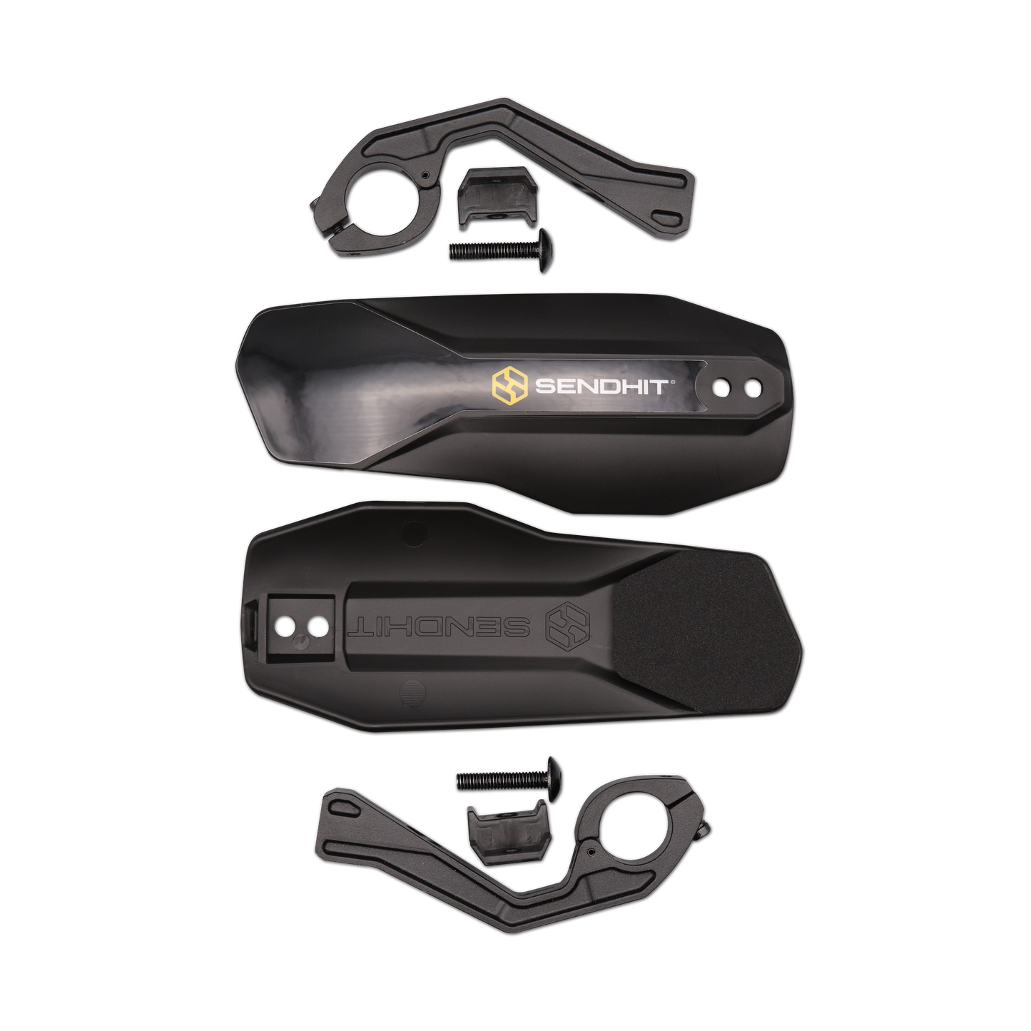 Sendhit Nock MTB Handguards V2 - Hand Guards - Black - Logo