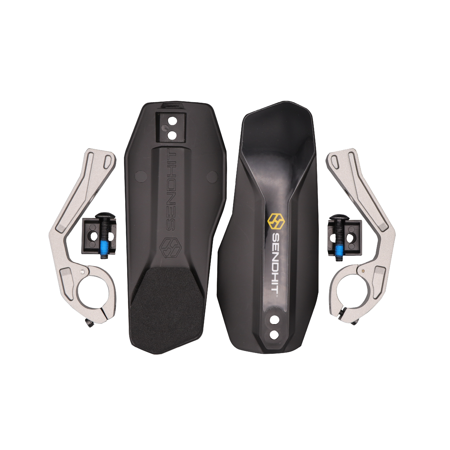 Sendhit Nock MTB Handguards V2 - Hand Guards - Black - Grey