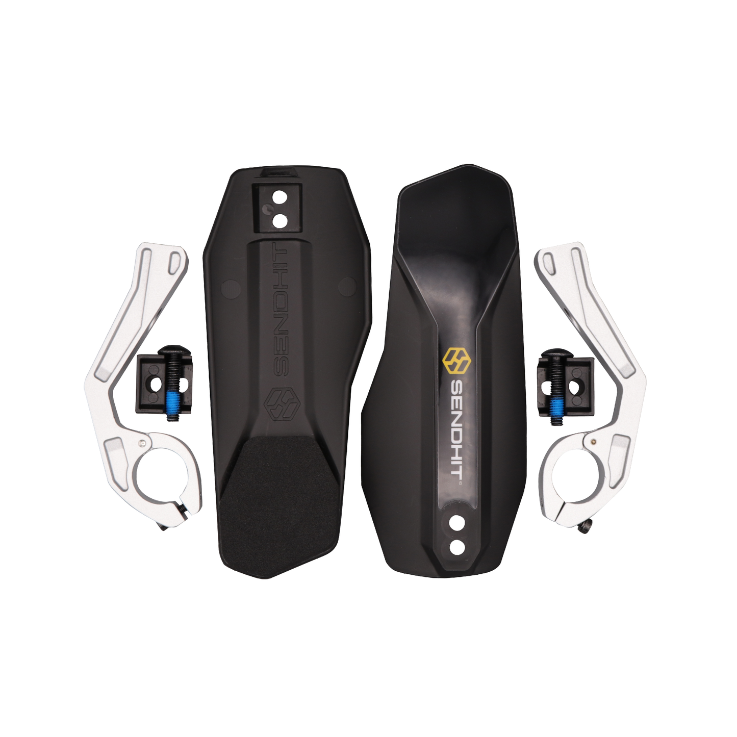 Sendhit Nock MTB Handguards V2 - Hand Guards - Black - Silver