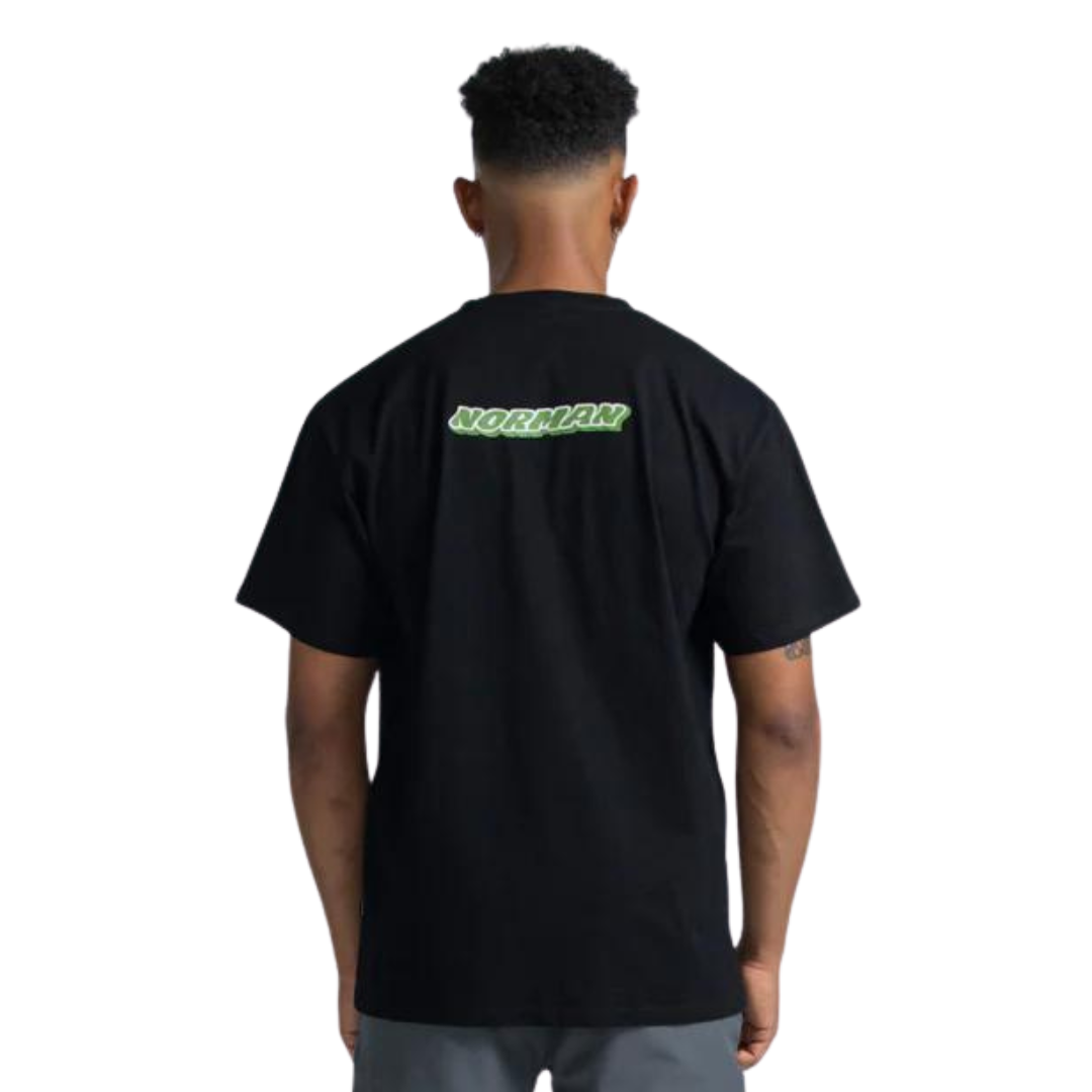 Norman MTB Men's Artist Short Sleeve Tech Tee - L - Black