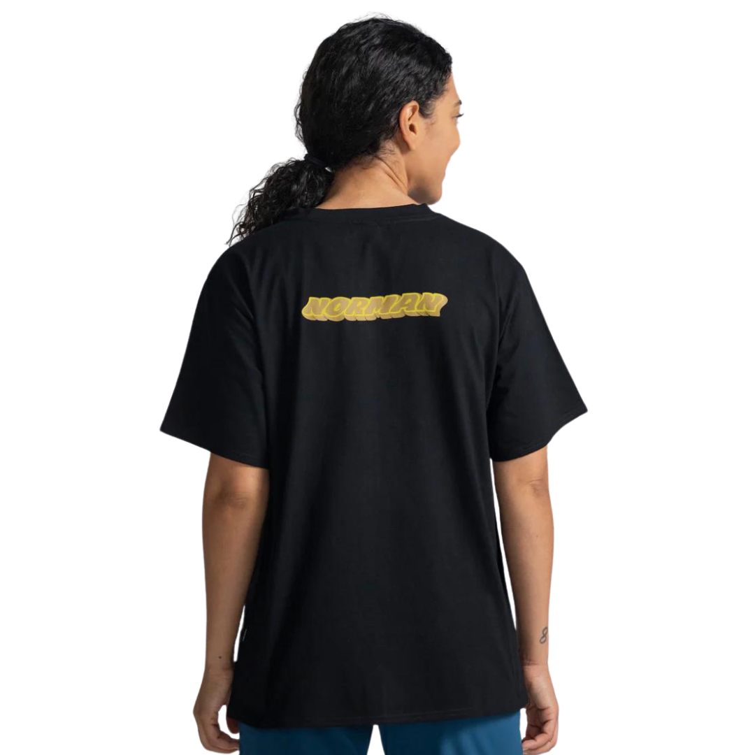 Norman MTB Women's Artist Short Sleeve Tech Tee - Women's L - Black