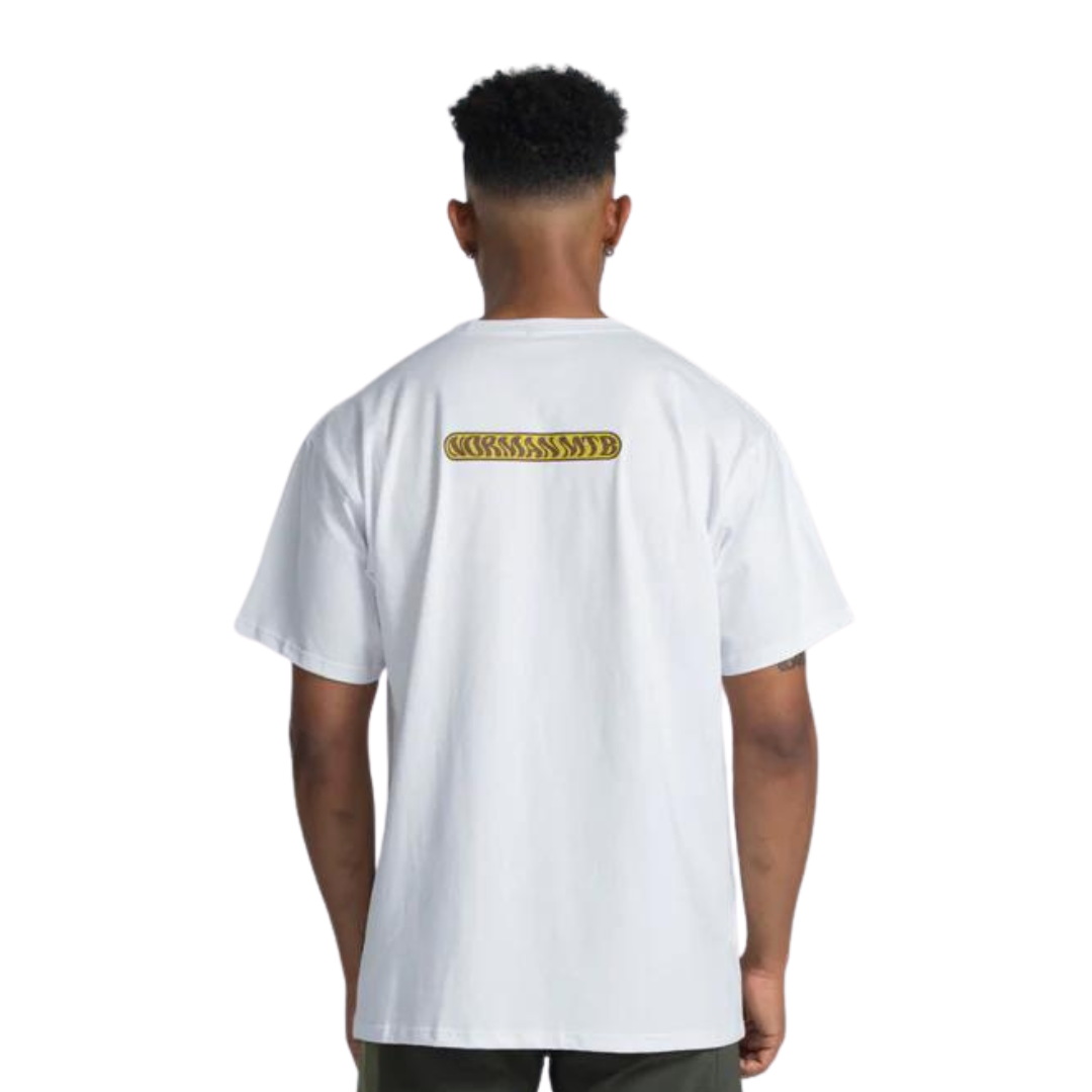 Norman MTB Men's Artist Short Sleeve Tech Tee - S - White