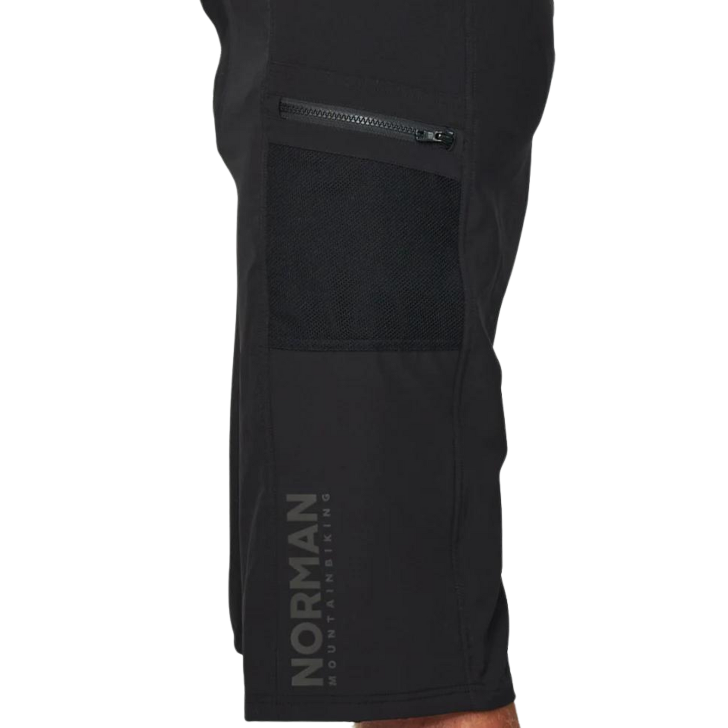 Norman MTB Men's Downhill Shorts - S-30 - Black