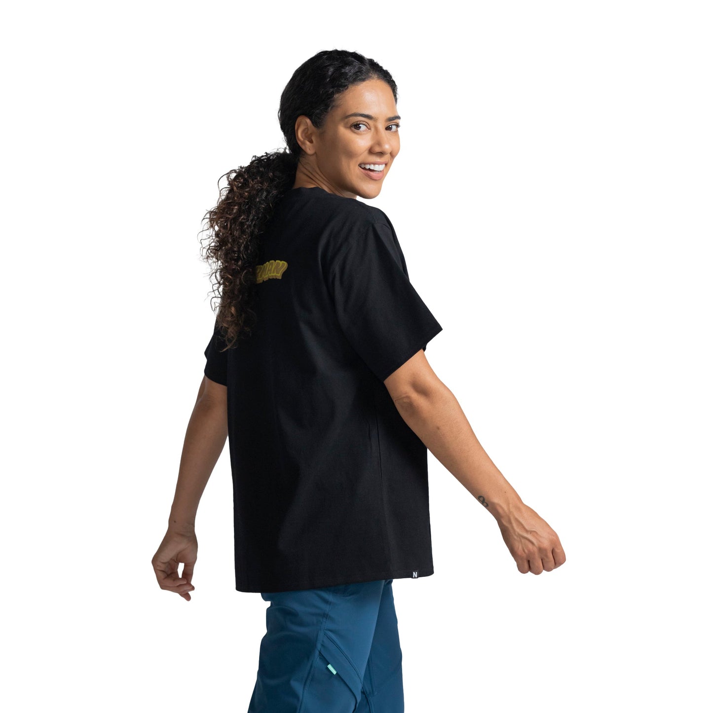 Norman MTB Women's Artist Short Sleeve Tech Tee - Women's XL - Black