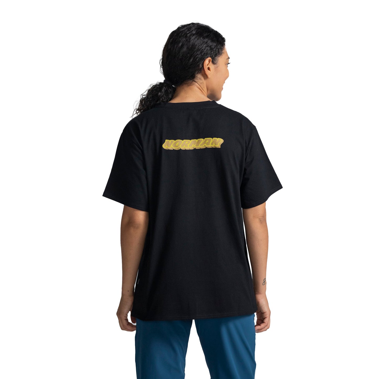 Norman MTB Women's Artist Short Sleeve Tech Tee - Women's XL - Black