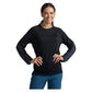 Norman MTB Women's Merino Long Sleeve Gravity Jersey - Women's M - Black