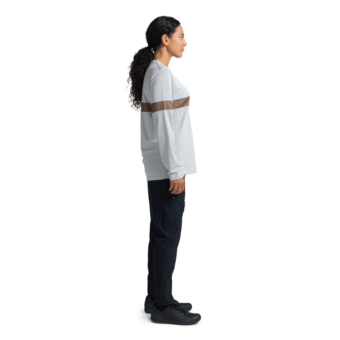 Norman MTB Women's Bamboo Long Sleeve Gravity Jersey - Women's M - White