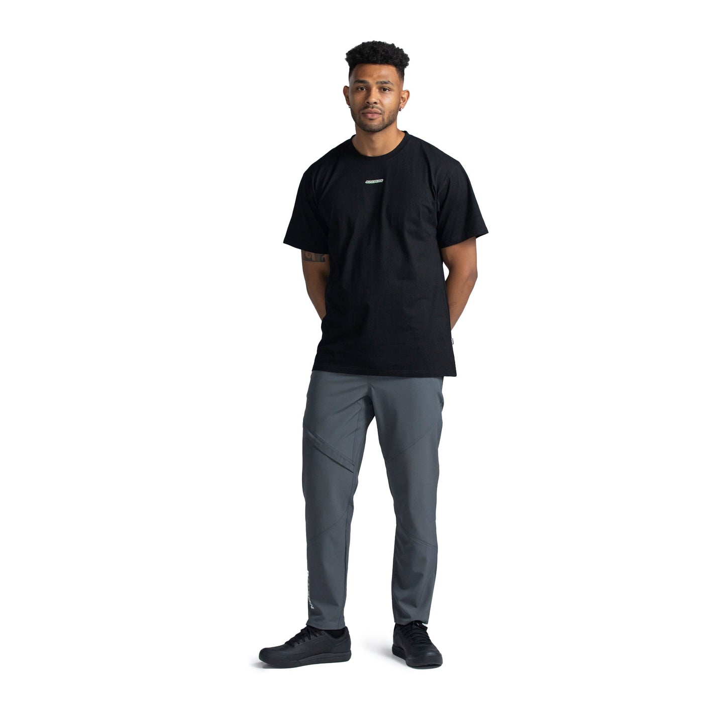 Norman MTB Men's Artist Short Sleeve Tech Tee - S - Black