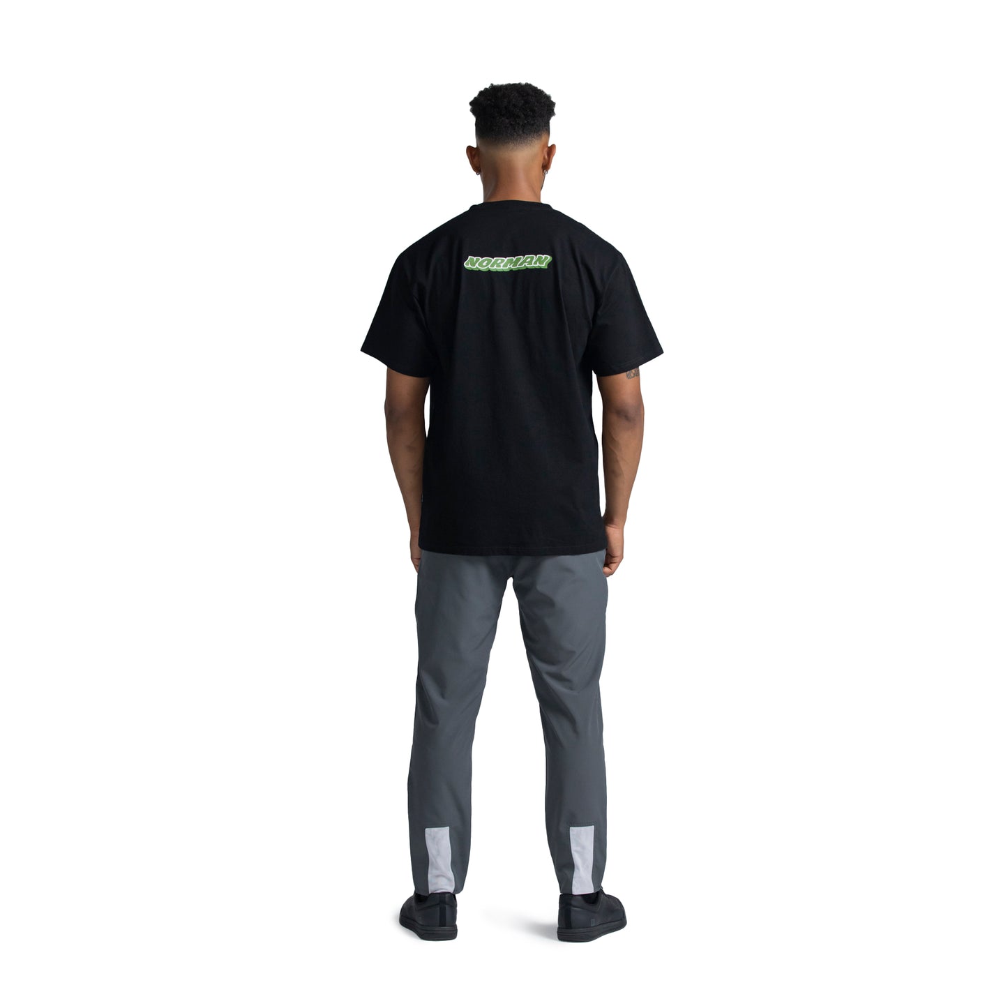 Norman MTB Men's Artist Short Sleeve Tech Tee - M - Black