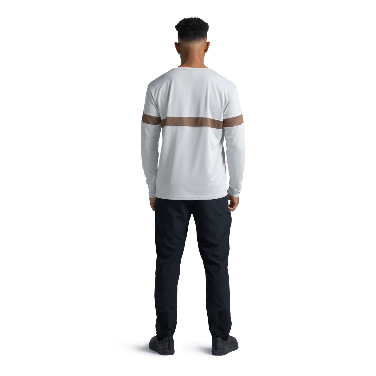 Norman MTB Men's Bamboo Long Sleeve Gravity Jersey - S - White