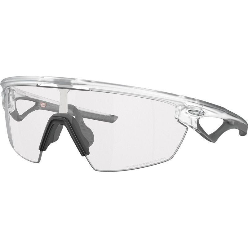 Oakley Sphaera Sunglasses - L - 134mm - Matte Clear - Clear Photochromic