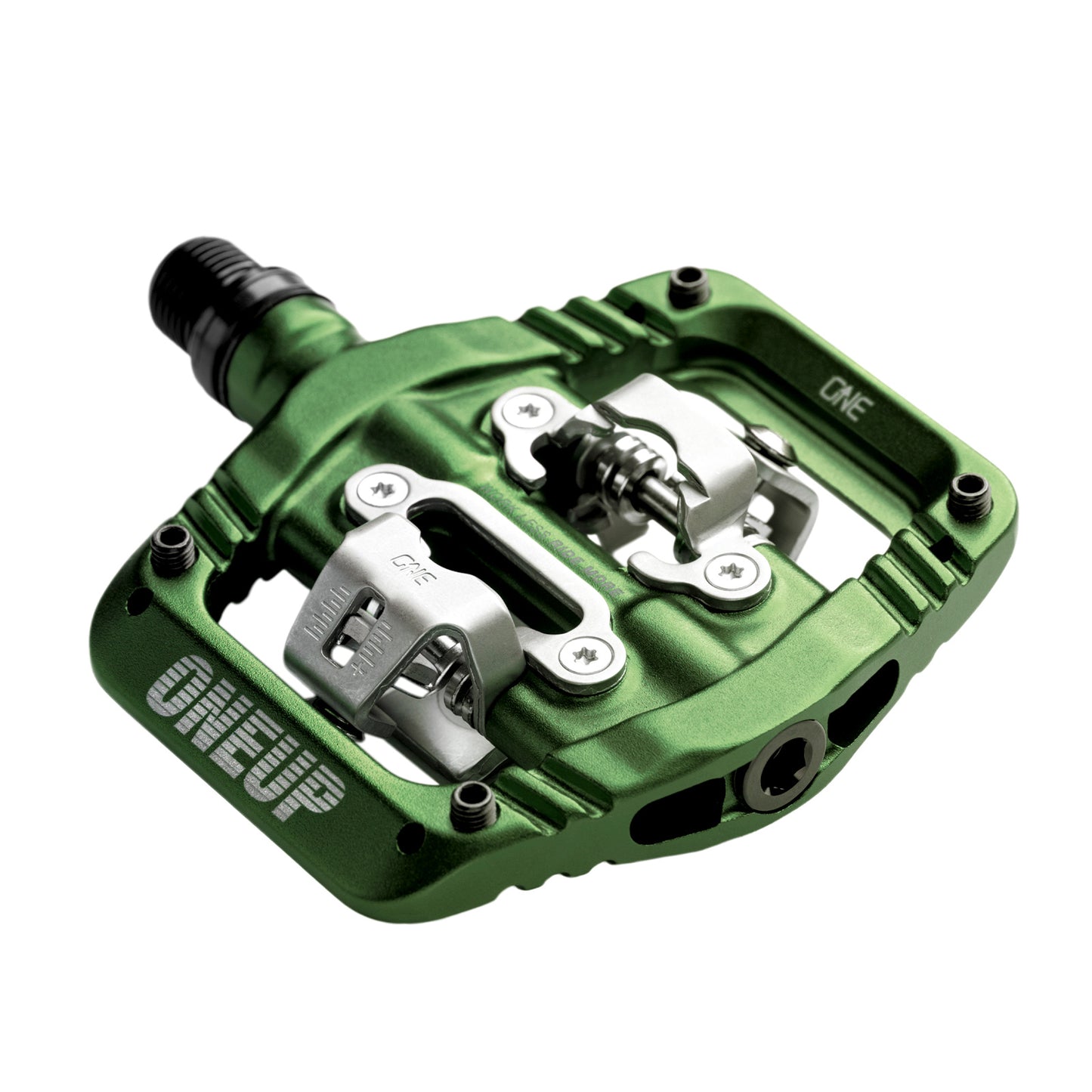 OneUp Components Clip Pedals - Standard - Dark Green