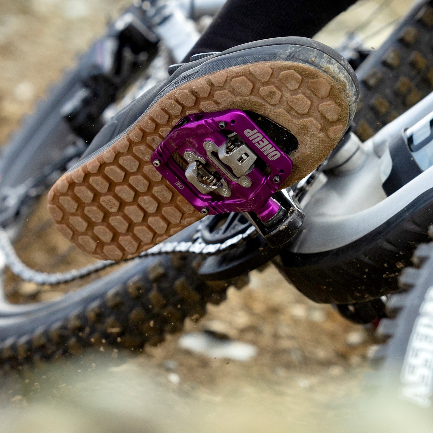 OneUp Components Clip Pedals - Standard - Purple