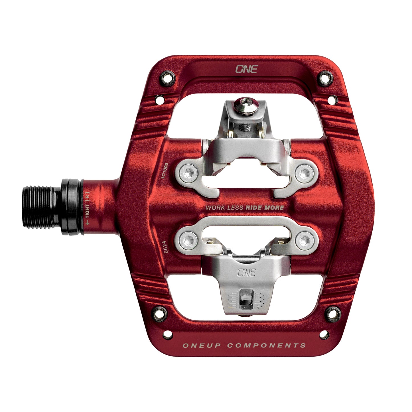OneUp Components Clip Pedals - Standard - Red