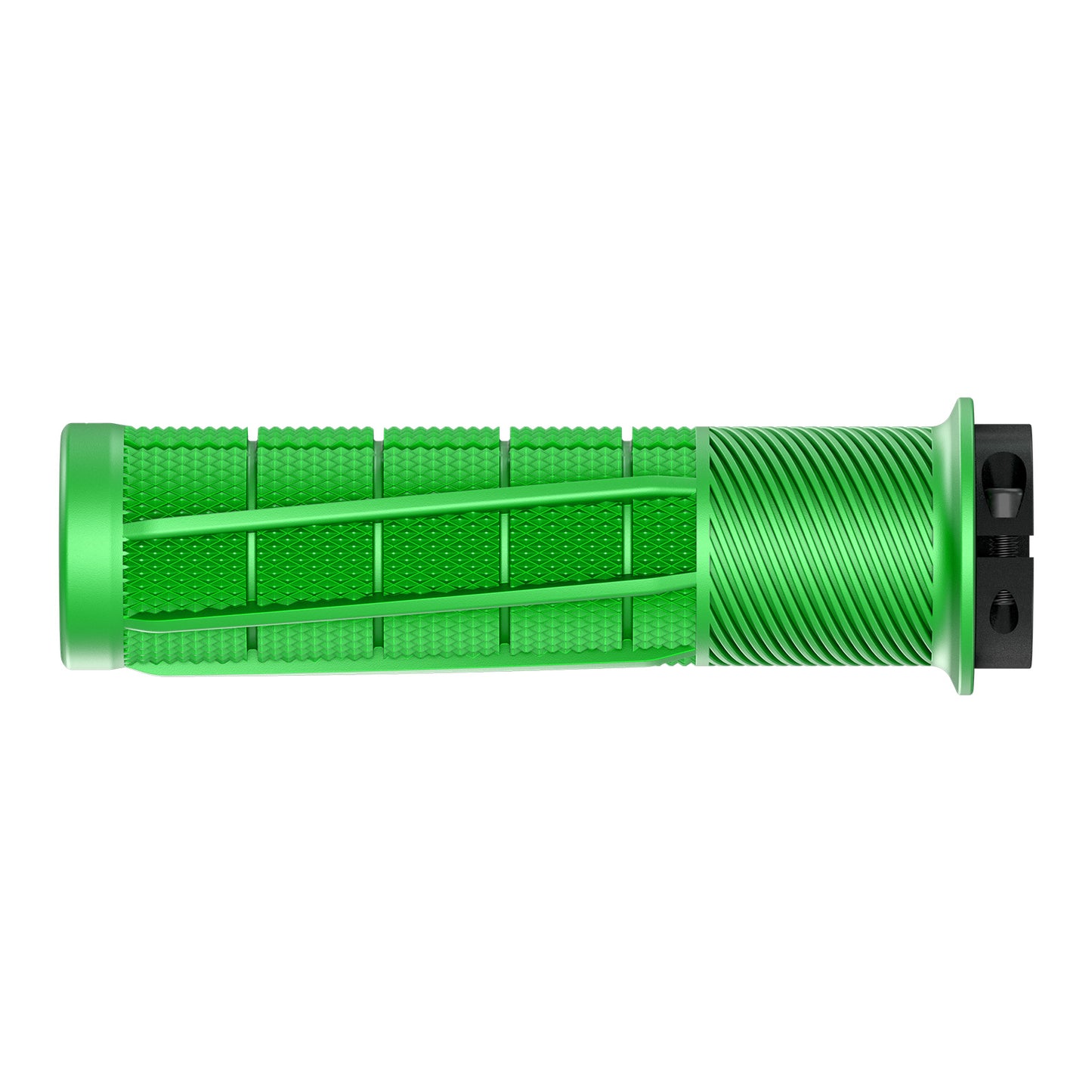 OneUp Components Thick Lock On Grips - Single Lock On Grips - Green