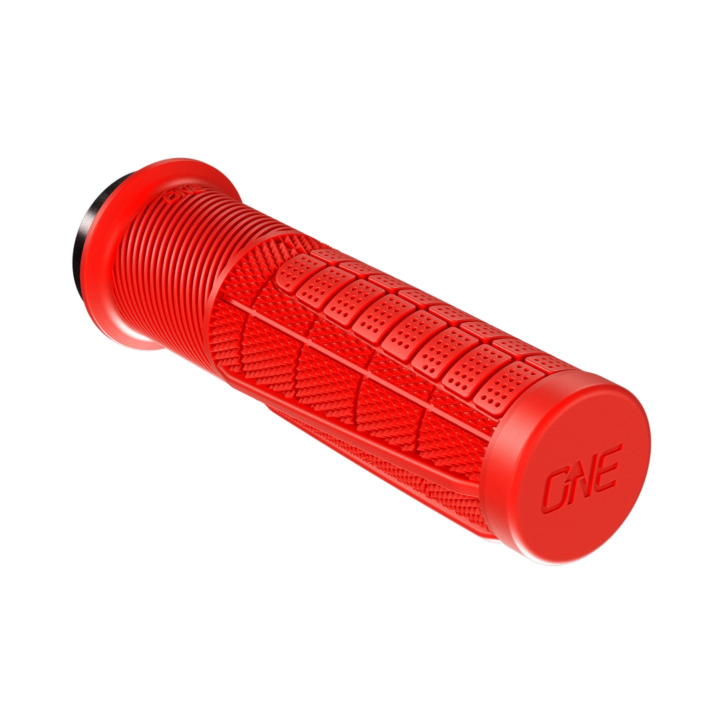 OneUp Components Thick Lock On Grips - Single Lock On Grips - Red