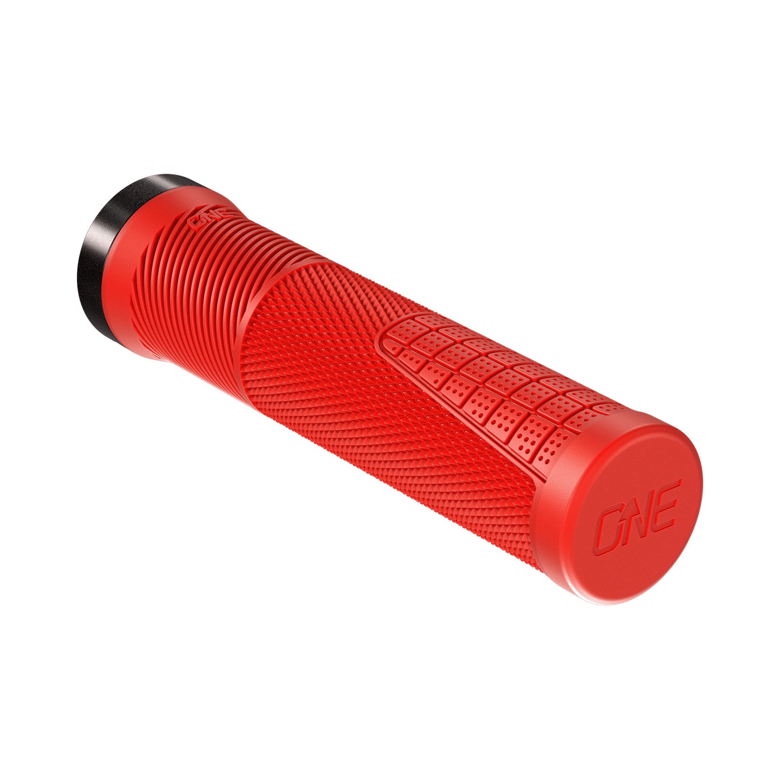 OneUp Components Thin Lock On Grips - Single Lock On Grips - Red | MTB ...