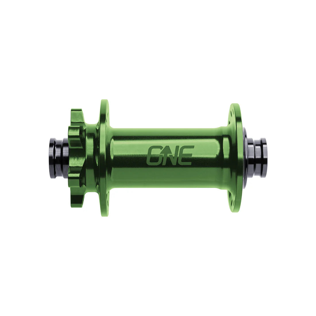 OneUp Components 6 Bolt Disc Front Hub - Front - 15x110mm Boost - 6 Bolt - 28 Hole - J-Bend - Dark Green
