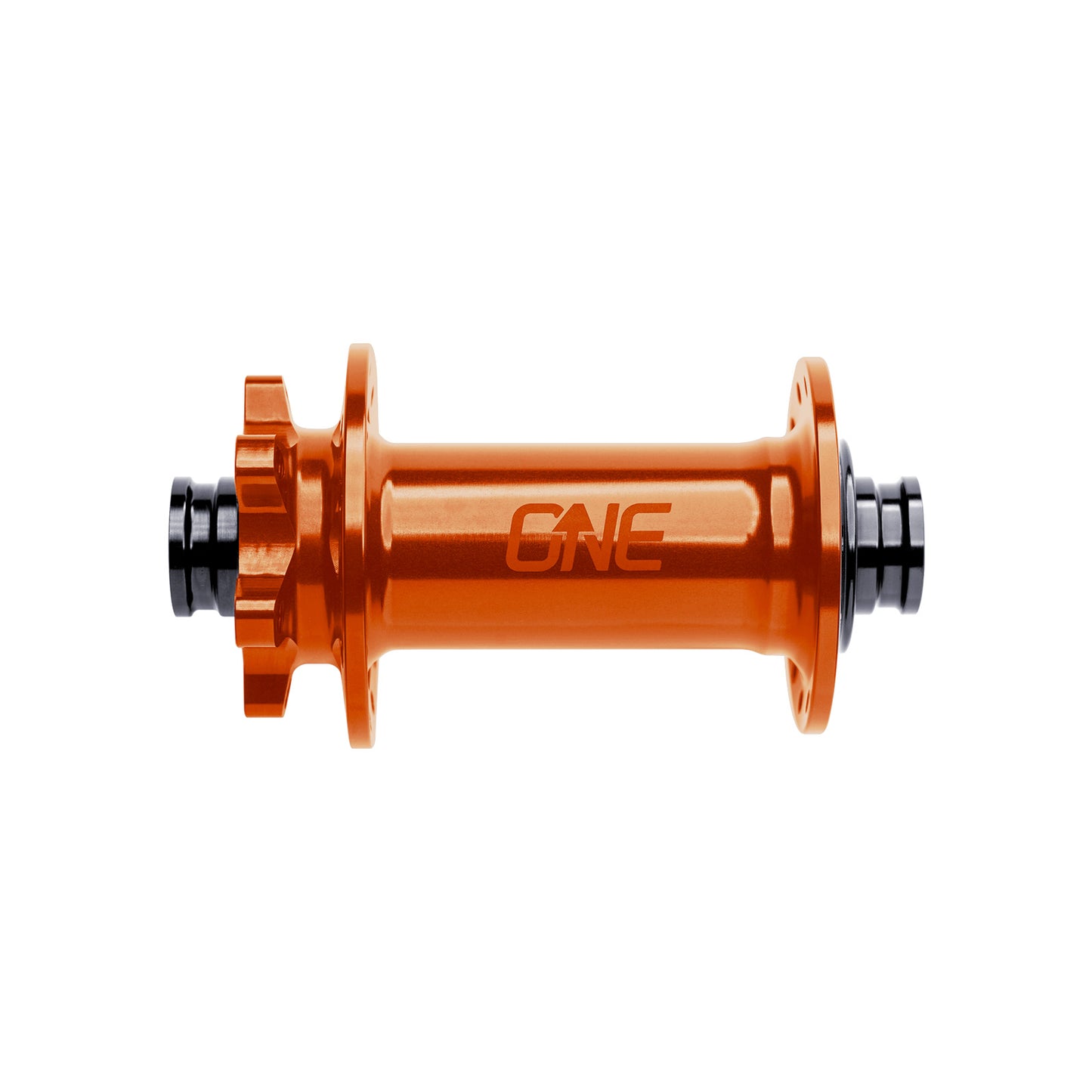 OneUp Components 6 Bolt Disc Front Hub - Front - 15x110mm Boost - 28 Hole - J-Bend - Orange