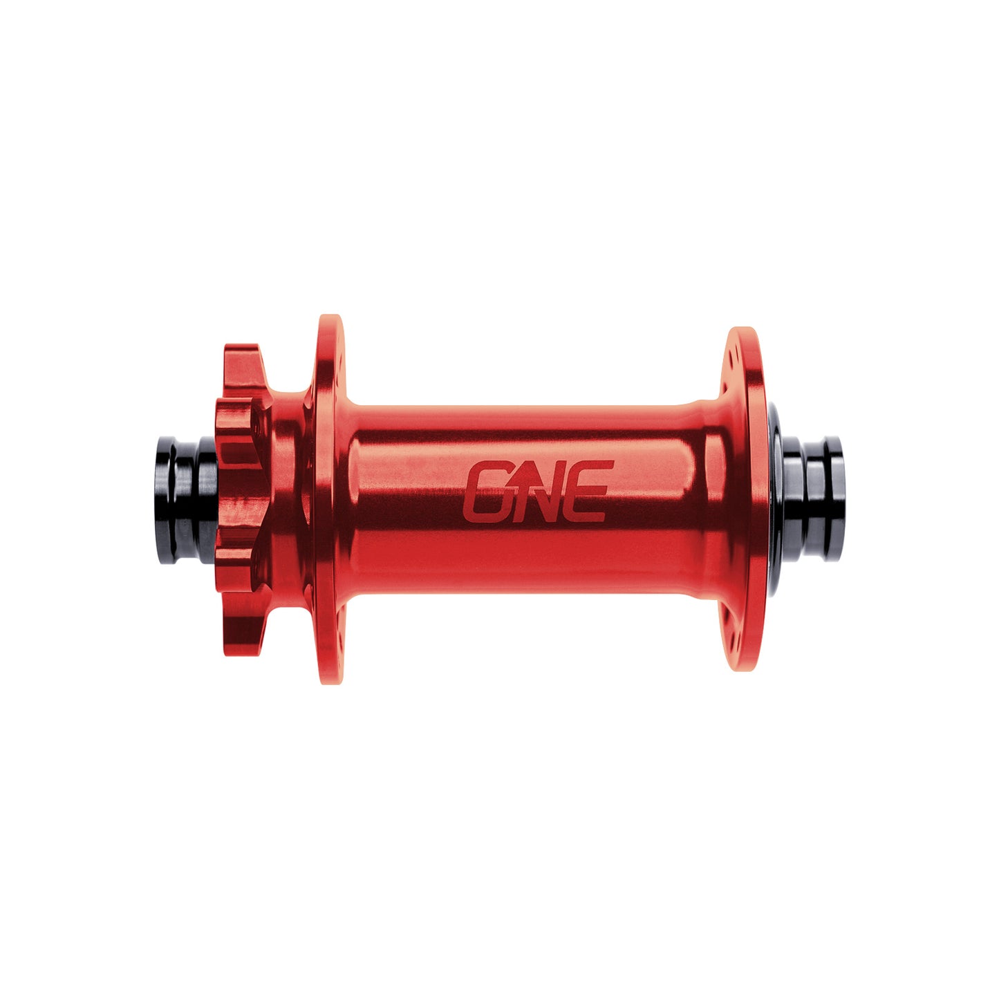 OneUp Components 6 Bolt Disc Front Hub - Front - 15x110mm Boost - 28 Hole - J-Bend - Red