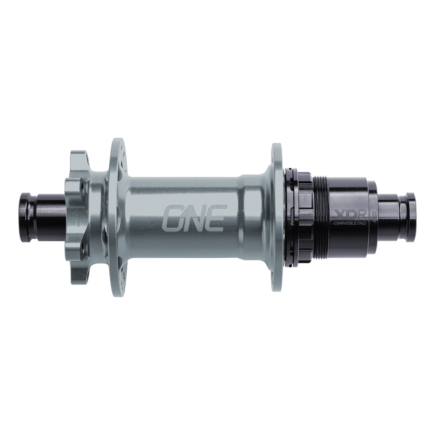 OneUp Components 6 Bolt Disc Rear Hub - Rear - 12x148mm Boost - 32 Hole - J-Bend - Grey