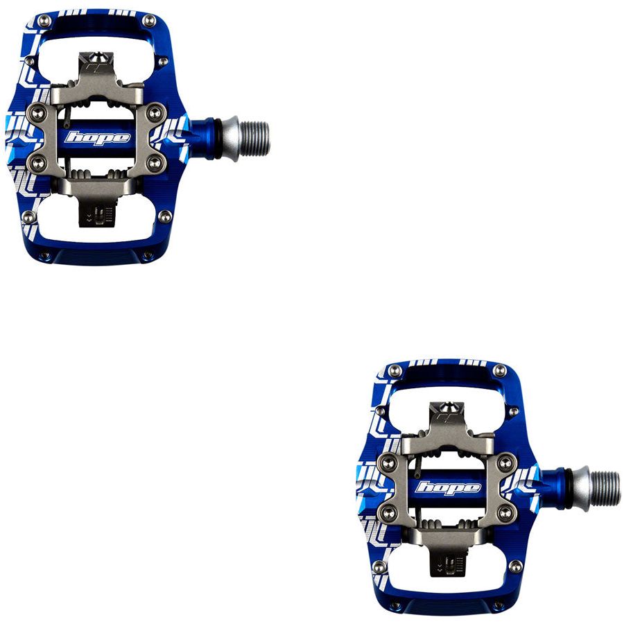 Hope Union Trail Clip Pedals - Standard - Blue