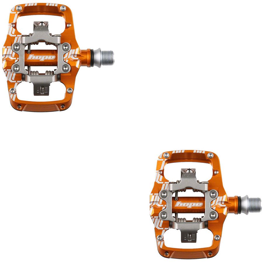 Hope Union Trail Clip Pedals - Standard - Orange