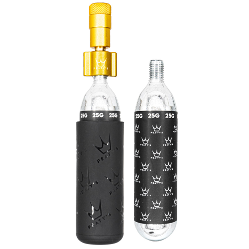 Peaty's Holeshot CO2 Inflator Kit - 25g - Gold