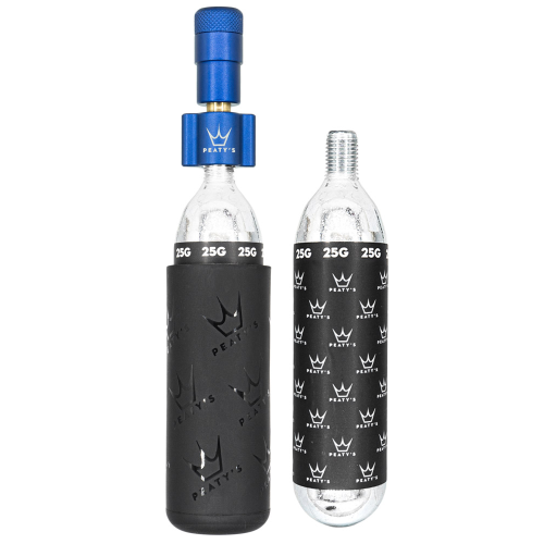 Peaty's Holeshot CO2 Inflator Kit - 25g - Navy