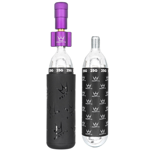 Peaty's Holeshot CO2 Inflator Kit - 25g - Violet