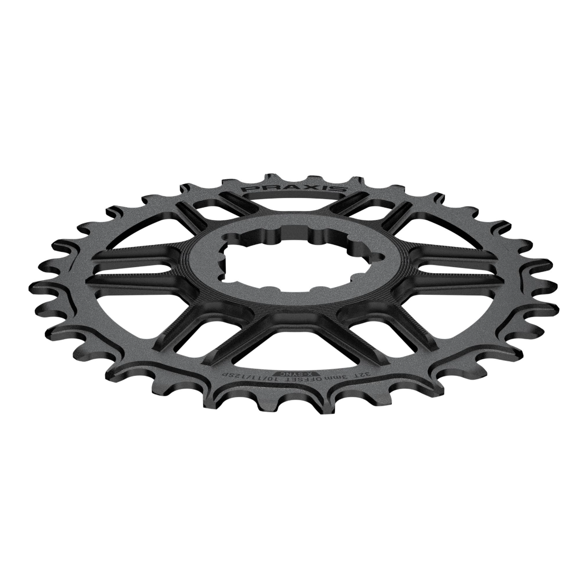 Praxis Narrow Wide Direct Mount Chainring - Direct Mount - SRAM - 3mm Boost - Round - 30T - 10-12 Speed - Alloy