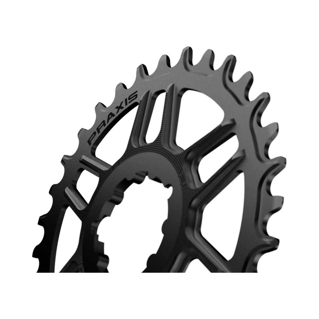 Praxis Narrow Wide Direct Mount Chainring - Direct Mount - SRAM - 3mm Boost - Round - 32T - 10-12 Speed - Alloy