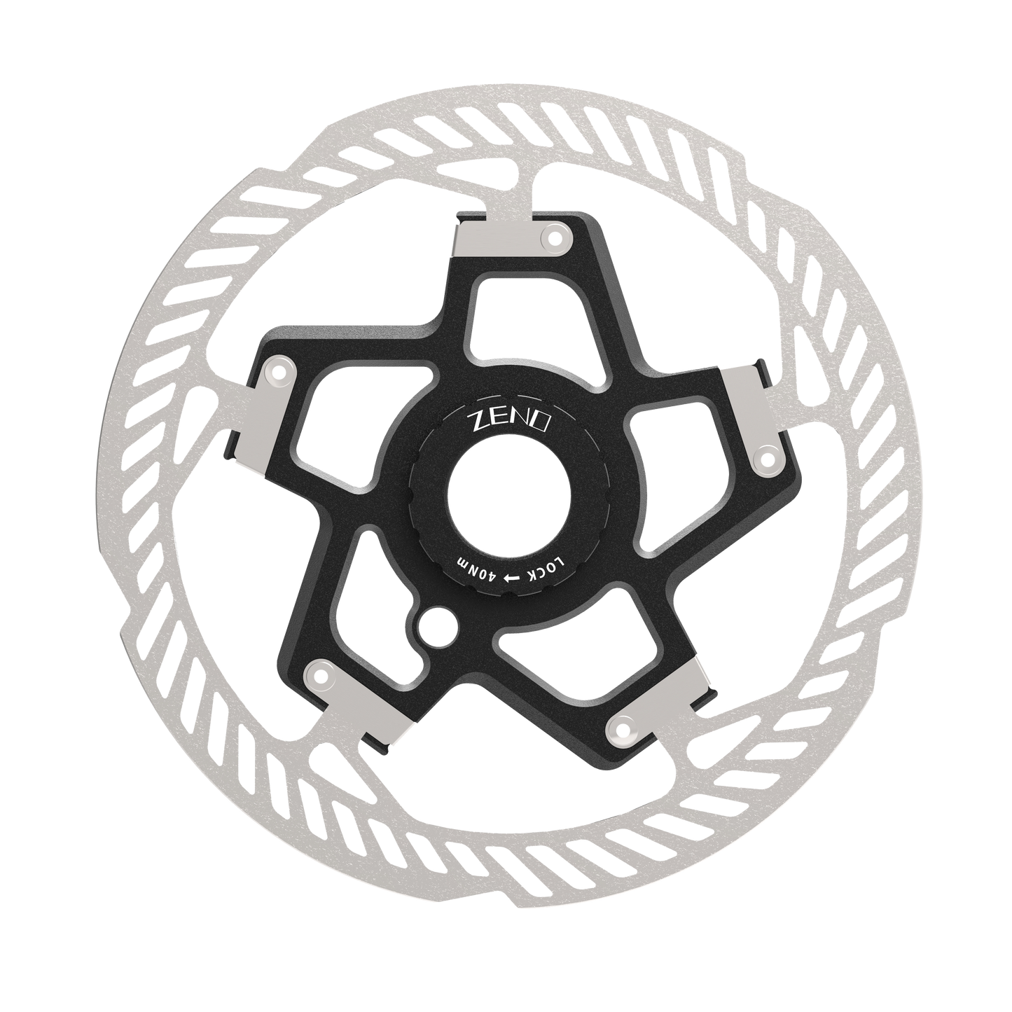 Zeno ReactionEX Floating Centrelock Disc Brake Rotor - 180mm - Centrelock - Standard - 1.8mm - 1.9mm
