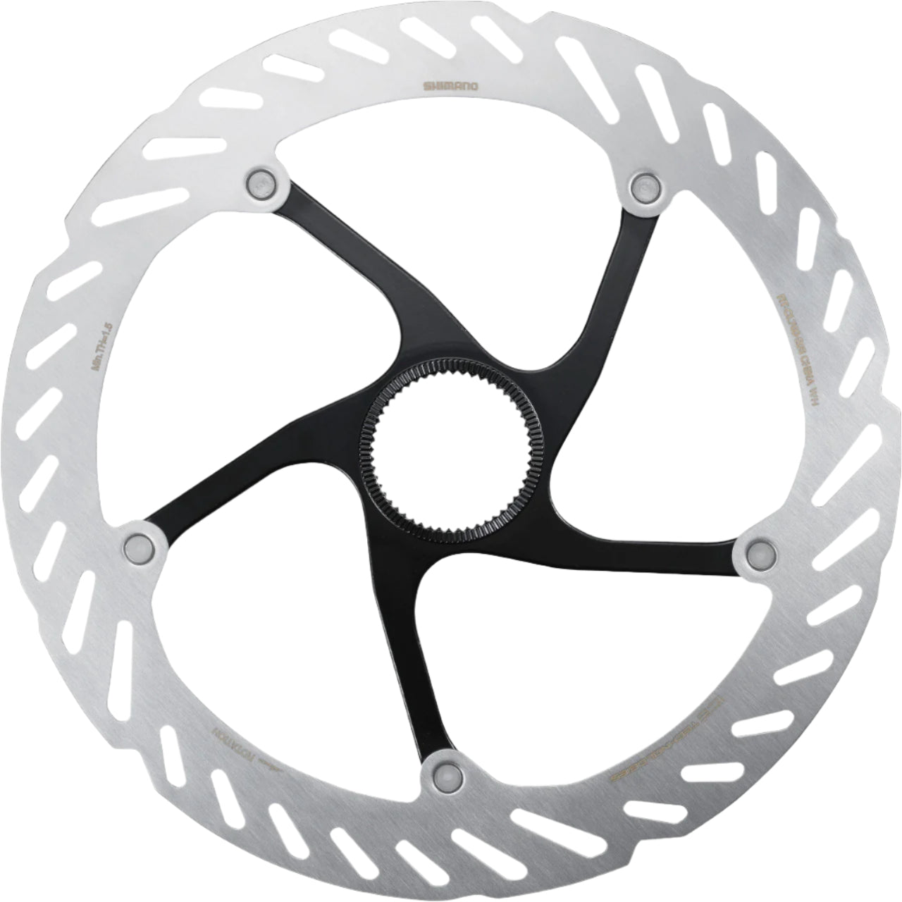 Shimano RT-CL700 Ice-Tech Centrelock Internal Serration Disc Brake Rotor - 180mm - Centerlock - Standard - 1.8mm to 1.9mm