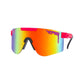 Pit Viper Original Wide Sunglasses - The Radical - Pink - Mirror Polarized Lens