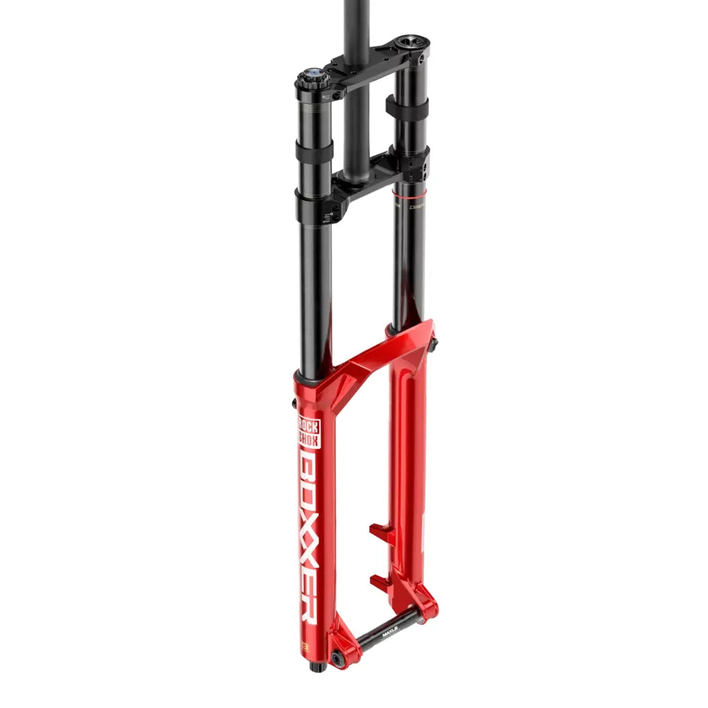Rockshox BoXXer Ultimate Charger 3 D1 Fork - 27.5 Inch - 1 1/8th Inch Straight - 20x110mm Boost - 200mm Travel - 48mm - Charger 3 RC2 with ButterCups - Red