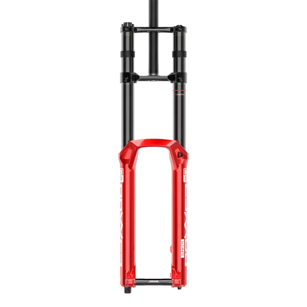 Rockshox BoXXer Ultimate Charger 3 D1 Fork - 29 Inch - 1 1/8th Inch Straight - 20x110mm Boost - 200mm Travel - 48mm - Charger 3 RC2 with ButterCups - Red