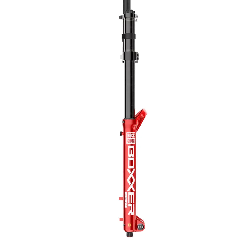 Rockshox BoXXer Ultimate Charger 3 D1 Fork - 27.5 Inch - 1 1/8th Inch Straight - 20x110mm Boost - 200mm Travel - 48mm - Charger 3 RC2 with ButterCups - Red
