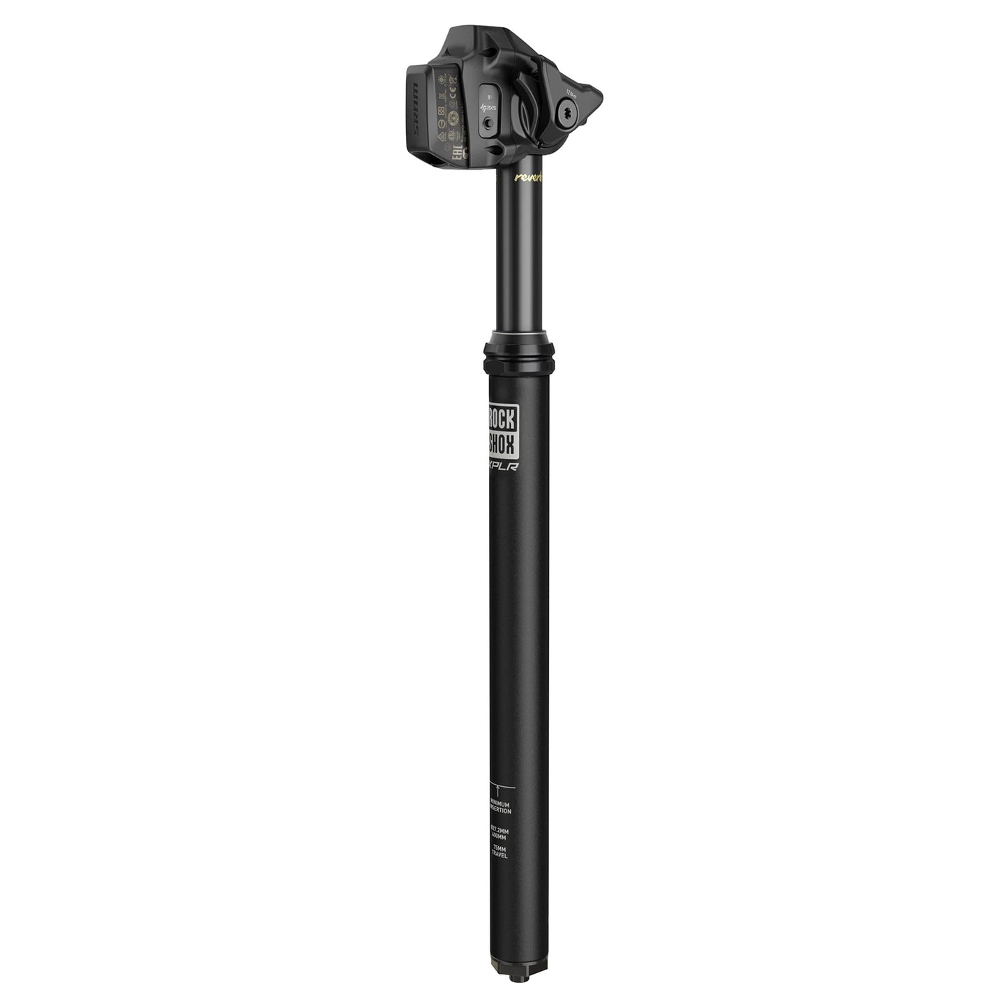 Rockshox Reverb AXS XPLR Seatpost - 27.2mm - No Cable - Wireless - 75mm - 400mm - No Remote Supplied