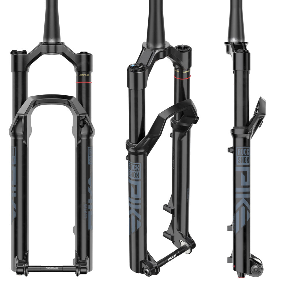 Rockshox Pike Select Charger RC Debonair+ C1 Fork - 29 Inch - 1 1/8th - 1.5 Inch Tapered - 15x110mm Boost - 140mm Travel - 44mm - Gloss Black