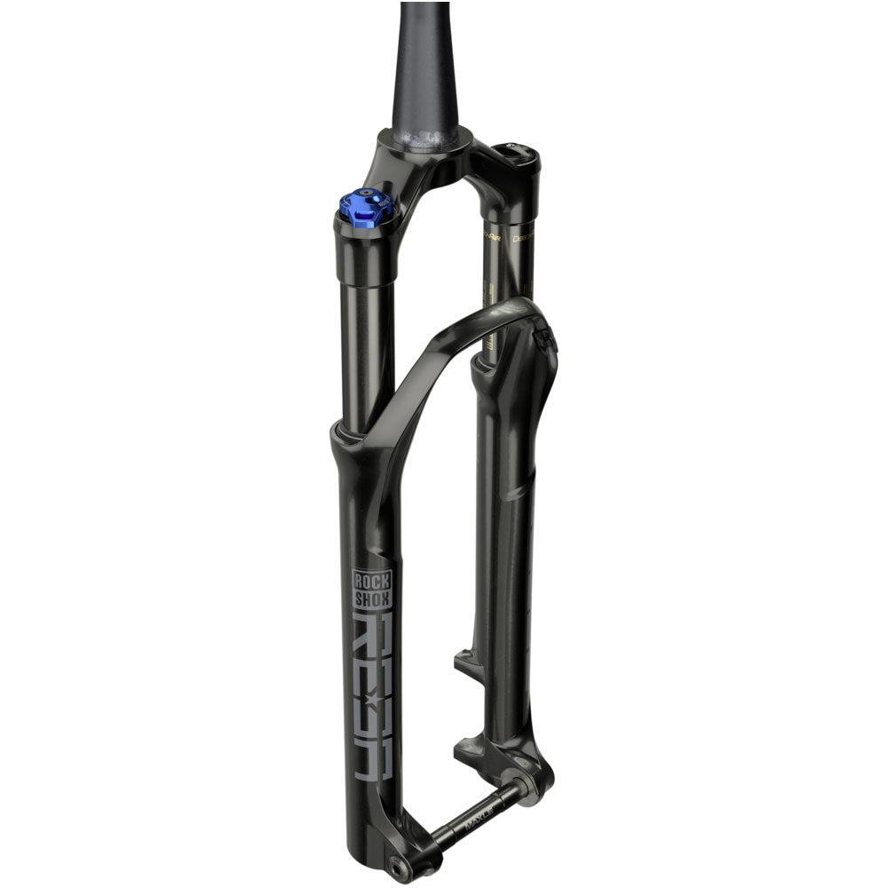 Rockshox Reba RL Solo Air Remote A9 Fork - Gloss Black - 15x110mm Boost - Maxle Stealth - 51mm - 100mm - 2021 - Tapered 1 1-8-1.5 Inch - 29 Inch
