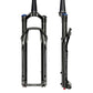 Rockshox Reba RL Solo Air Remote A9 Fork - Gloss Black - 15x110mm Boost - Maxle Stealth - 51mm - 100mm - 2021 - Tapered 1 1-8-1.5 Inch - 29 Inch