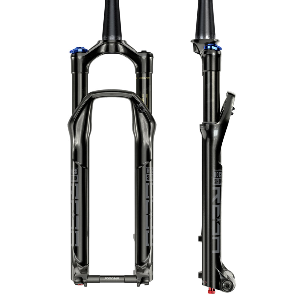 Rockshox Reba RL Solo Air Remote A9 Fork - Gloss Black - 15x110mm Boost - Maxle Stealth - 51mm - 100mm - 2021 - Tapered 1 1-8-1.5 Inch - 29 Inch